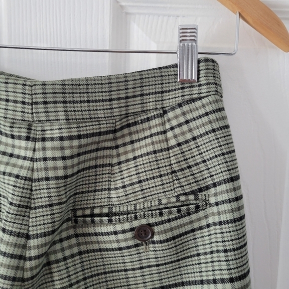 Michael Kors Collection Plaid Crop Pants - Picture 8 of 15